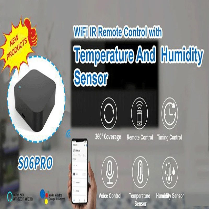 

Smart Home WiFi IR Remote Controller Infrared Wireless Remote Control Via Smart Life Tuya APP Work With Alexa Google Home