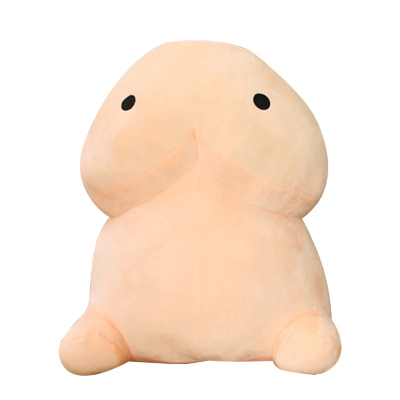 

Plush Throw Pillow Funny Soft Stuffed Plush Doll Stress Relief Toy Bolster Gifts J2HD