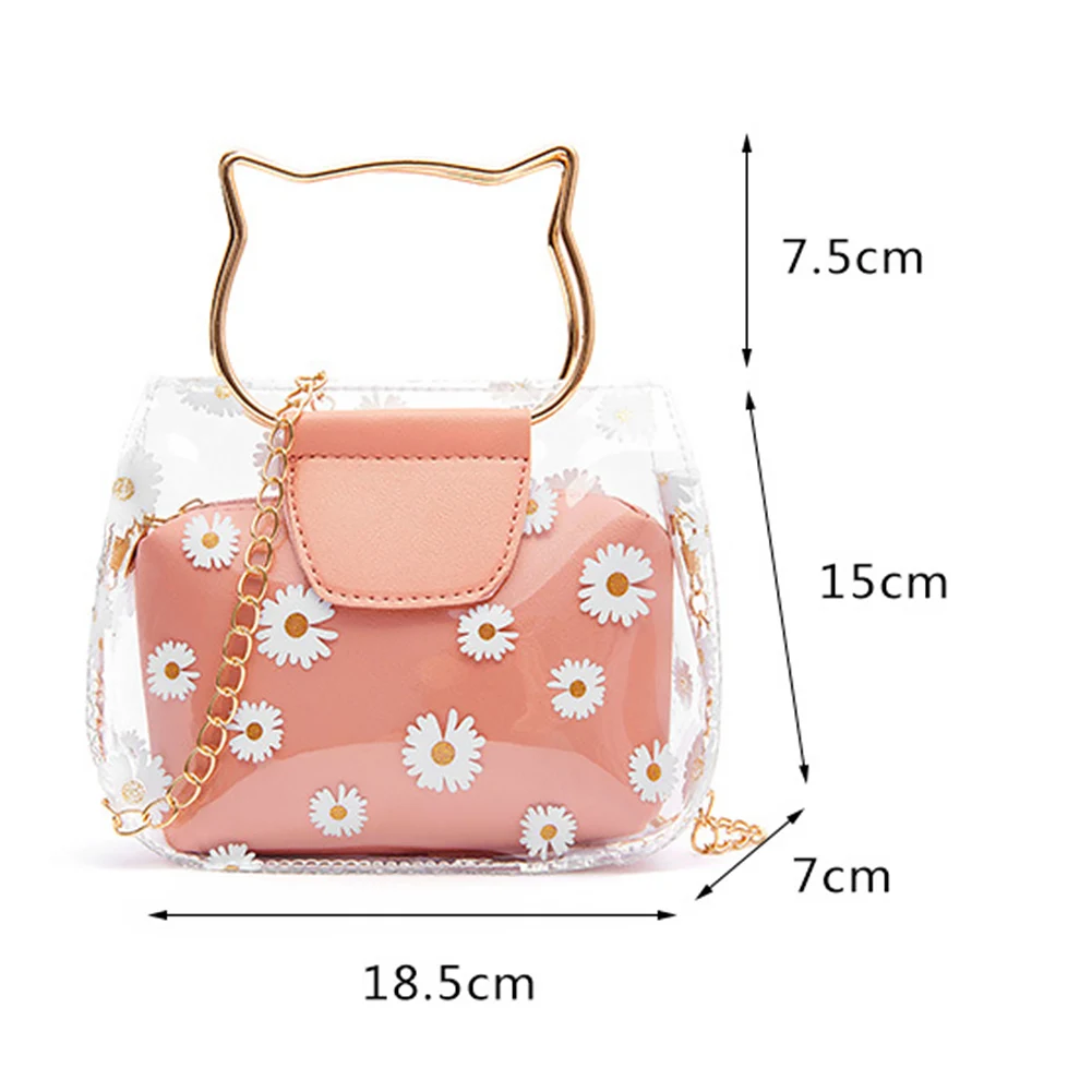 2020 модная прозрачная подарочная сумка через плечо мессенджер из искусственной