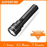 supfire c20 15w powerful flashlight usb rechargeable led lantern outdoor lighting for hunting camping fishing waterproof torch