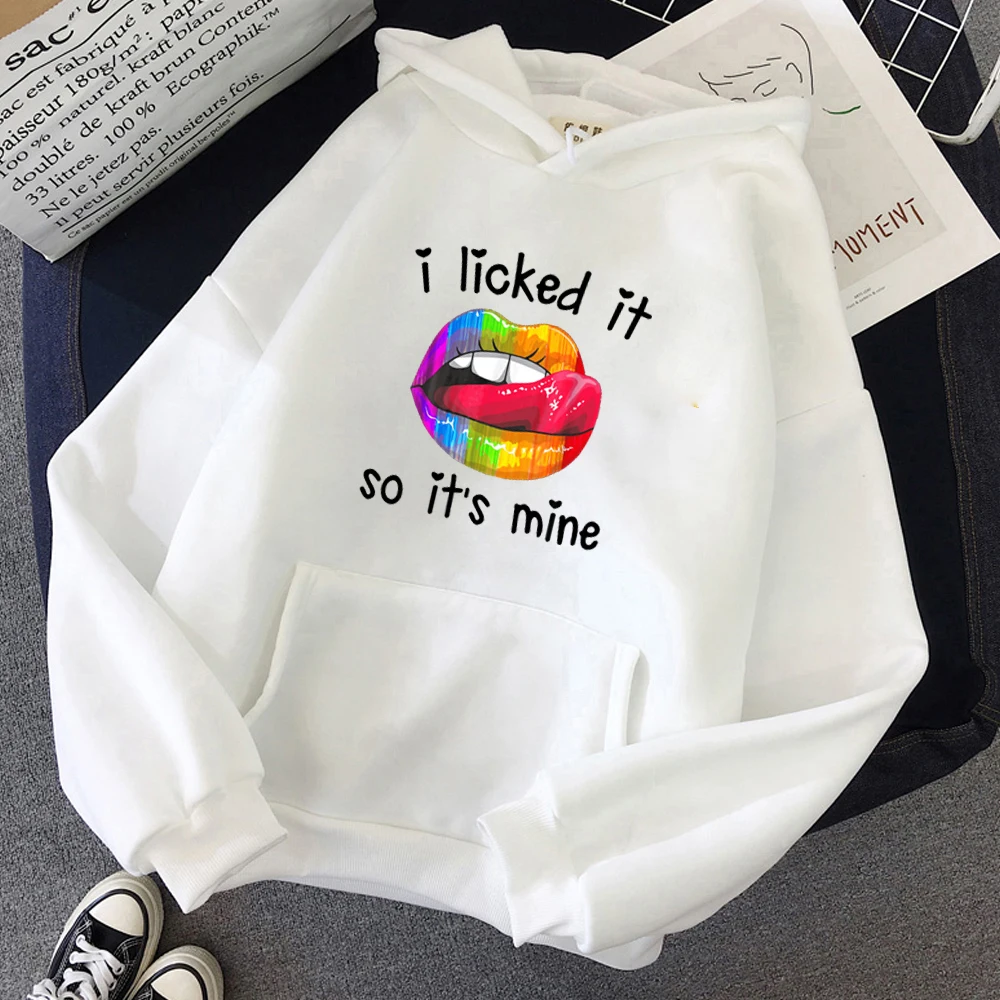 

Hip Hop Hoodies Sweatshirts for Women Men Sudaderas Sexy Lips Printed White Pullovers Hoodie Fashion Brand Hooded Hoodie Autumn