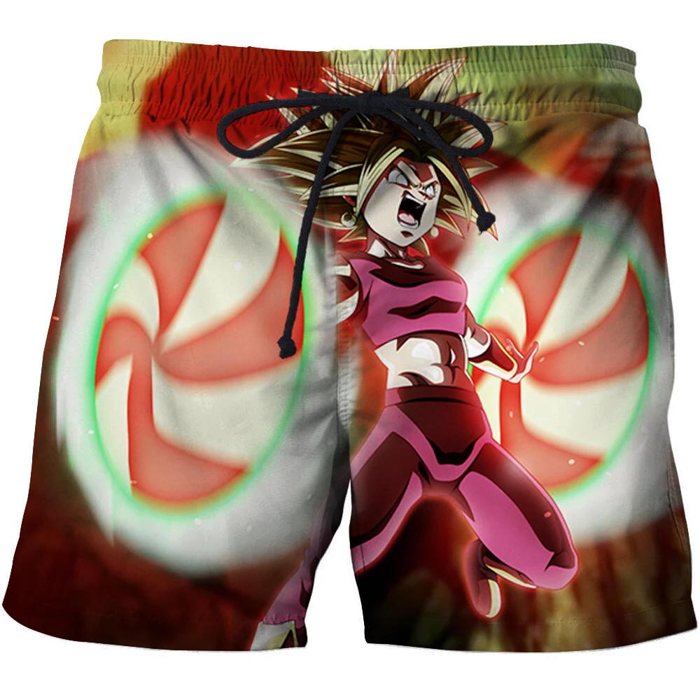 

Anime Men's Shorts 3D Japanese Animation Series Pattern Printing Beach Swimming Trunks Summer Casual Men's/ Women's Beach Shorts