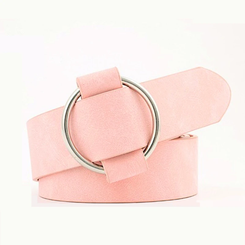 Круглые пряжки без шпильки для женских кожаных ремней | Аксессуары одежды