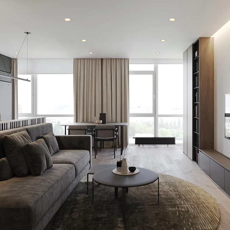 Светодиодный светильник Aisilan круглая Встраиваемая лампа белого/золотого цвета