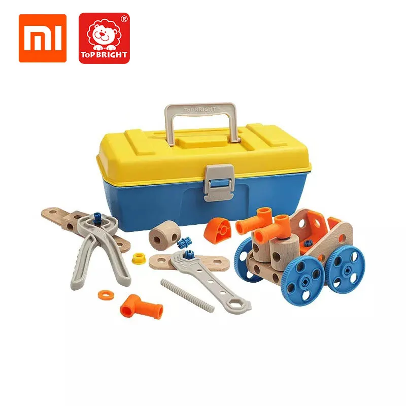 Набор инструментов Xiaomi Topbright Take-along Toy 36M+ 8 интеллектуальных систем портативная и удобная в хранении интерактивная игрушка для родителей и детей - Цвет: Белый