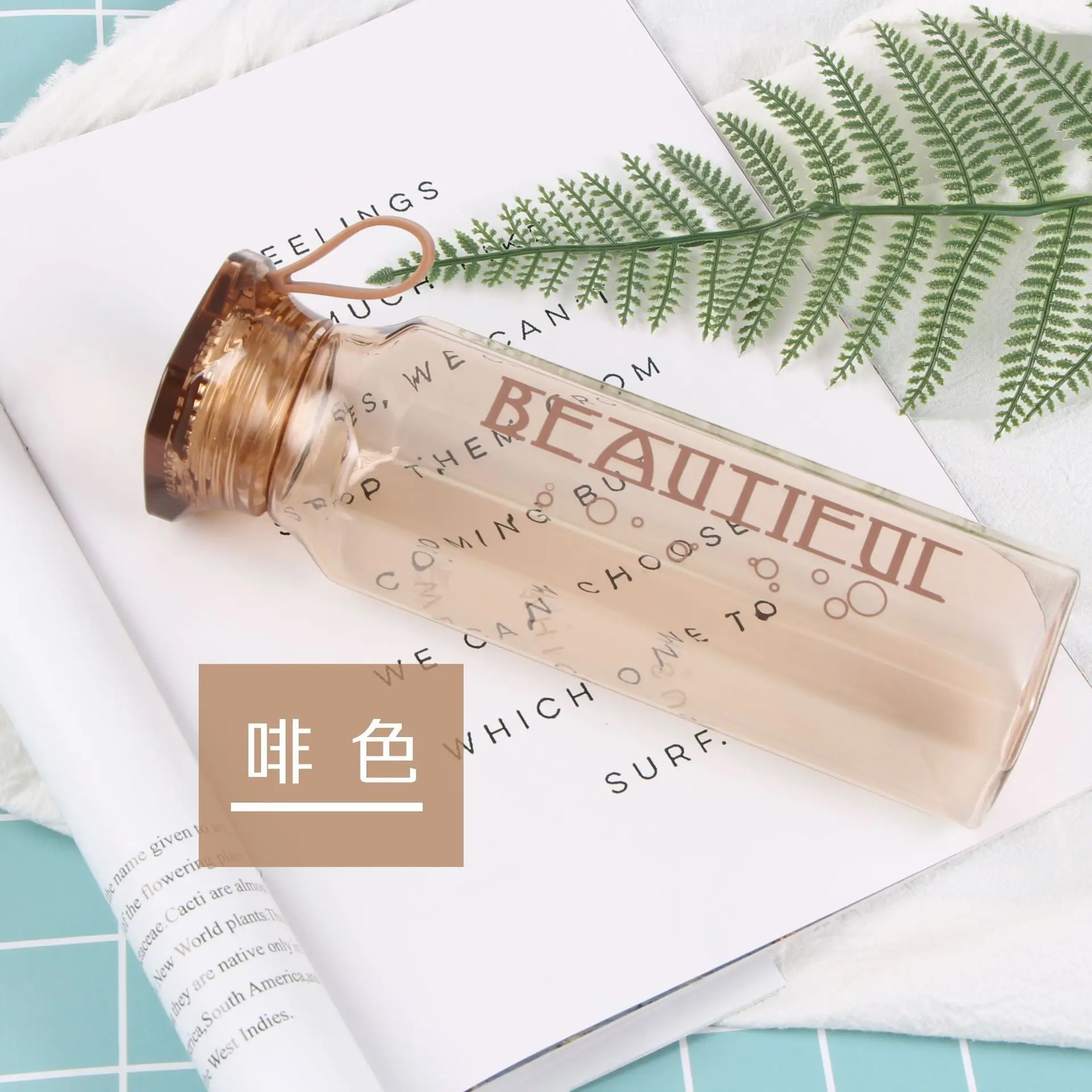 Pan da space бутылка для воды креативная Минималистичная прозрачная квадратная