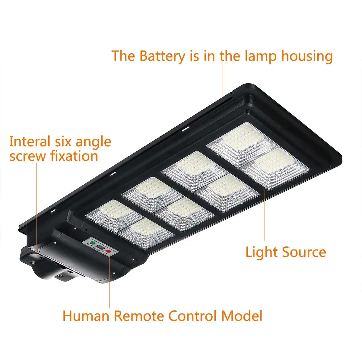 Светодиодный уличный светильник на солнечной батарее 500 Вт 280 IP67