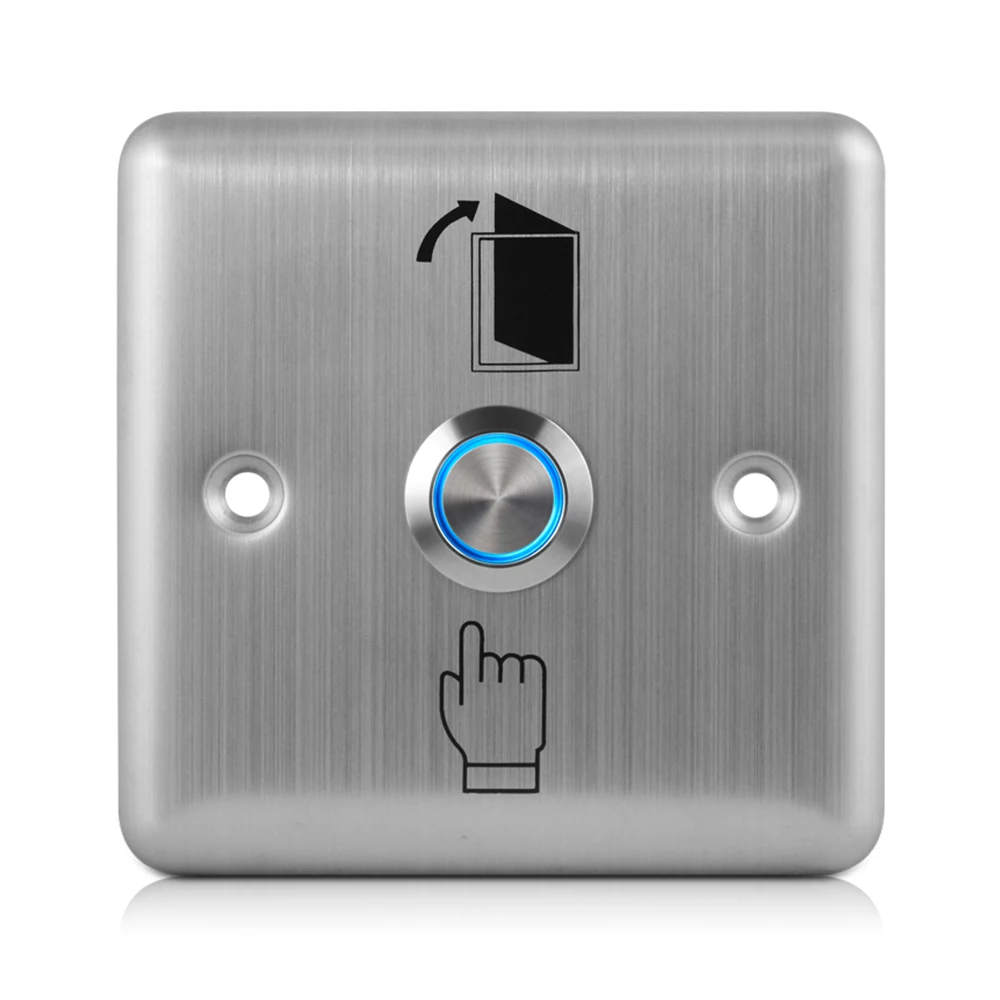 Кнопка для выхода двери из нержавеющей стали нажимной переключатель Открыватель