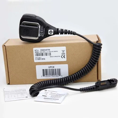 motorola shoulder microphone pmmn4076a suitable for walkie talkie mtp3200 tetra mtp3250 mtp3150 mtp6750 p6600 p6620 free global shipping