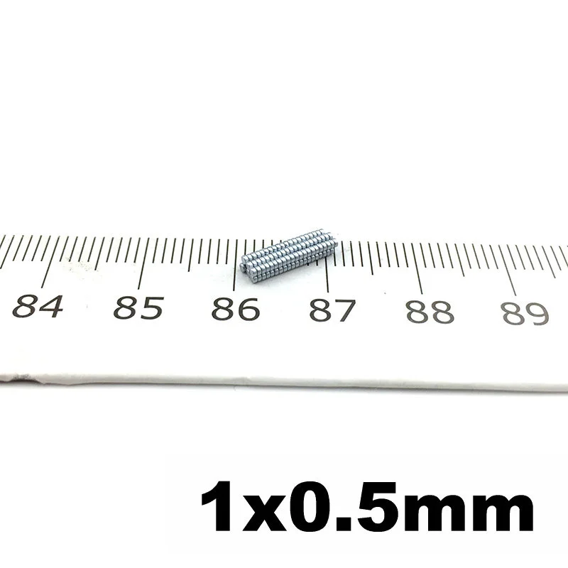 

Магнитный Диск NdFeB Tinny Dia. 1x0,5 мм прецизионные магниты с датчиком неодиния N42, маленькие медицинские магниты 100 шт.