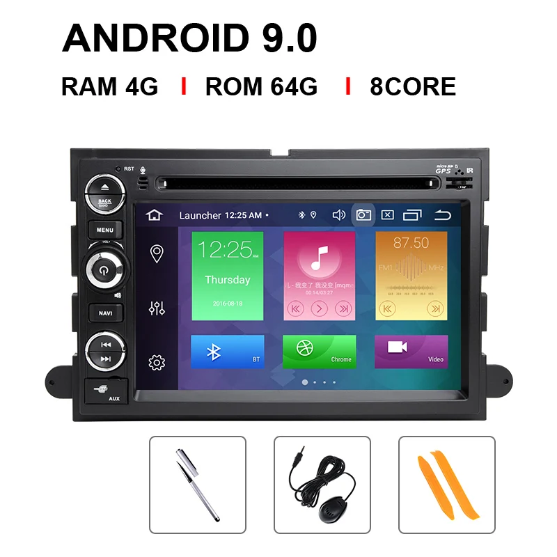 8 Core 64 ROM DSP 8 core 2 Din Android 9 dvd-плеер автомобиля для Ford F150 F350 F450 F550 F250 Fusion Expedition Mustang Explorer Edge экран радио - Цвет: 8 Core 64 ROM