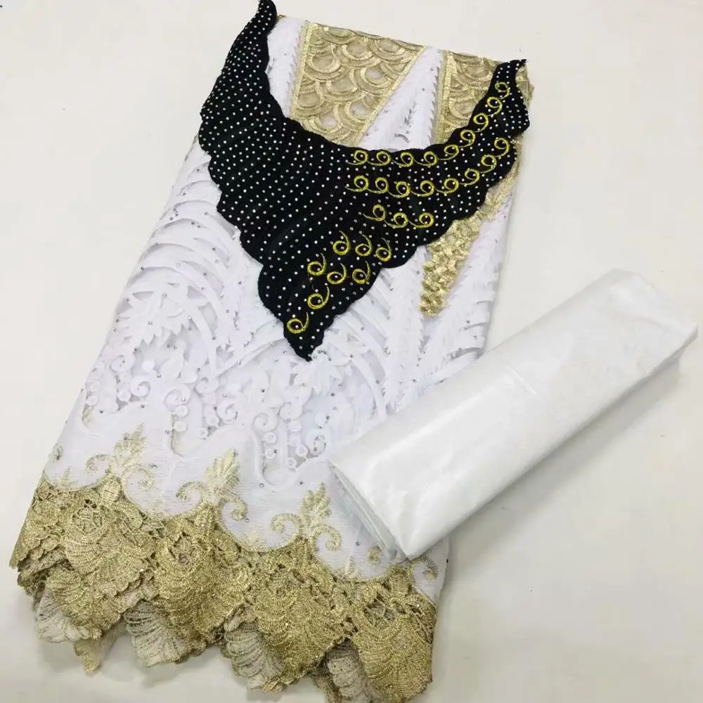 

Latest african lace fabric bazin riche getzners african french tulle net lace 2.5+2.5yards bazin riche fabric for dressP1480