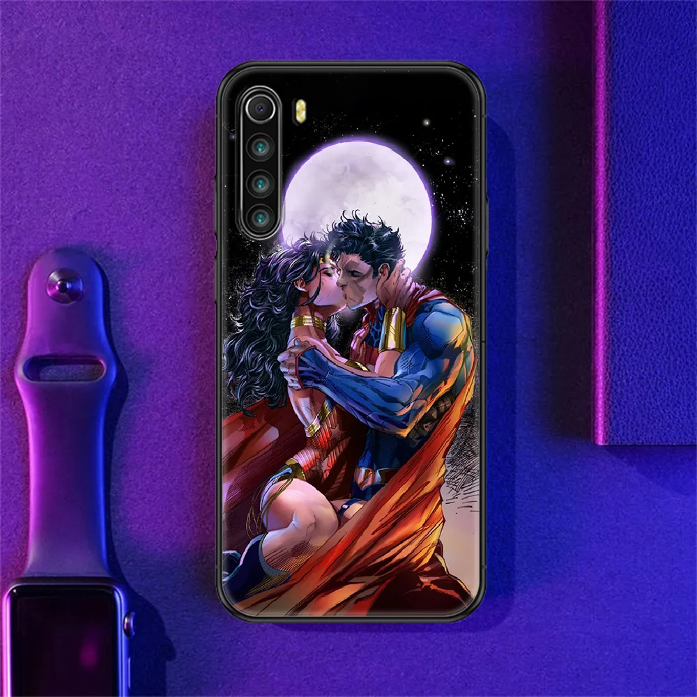 

Wonders Pop Woman Phone case For Xiaomi Redmi Note 7 7A 8 8T 9 9A 9S 10 K30 Pro Ultra black 3D prime trend coque fashion shell