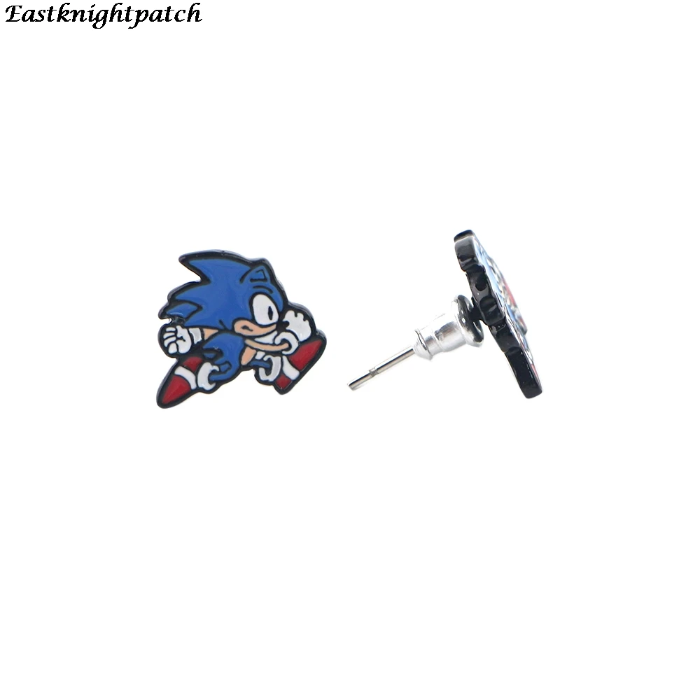 

E2475 Cartoon Steel Pierce Ear Stud kids Cute Earrings For Womens Enamel Earrings Party Jewelry Gifts