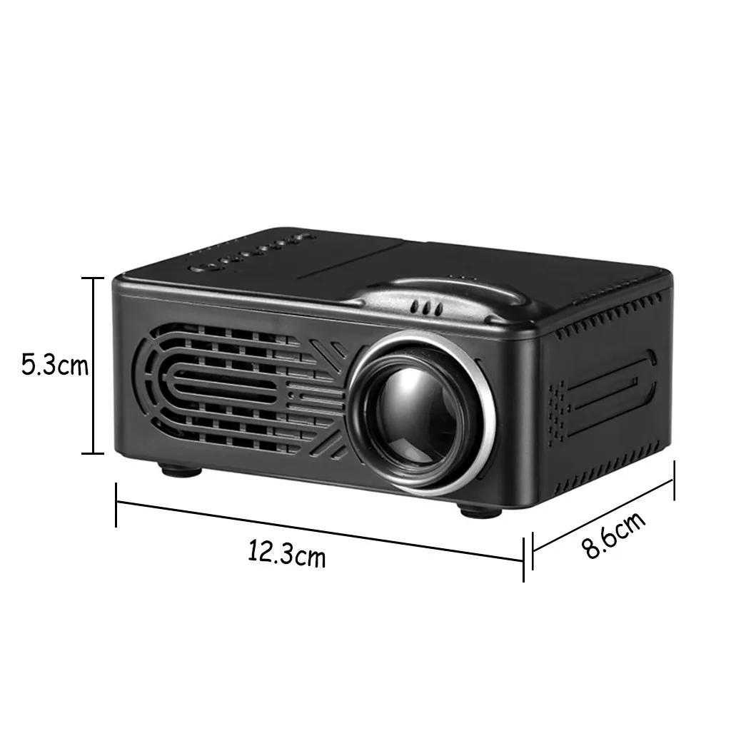 

Home Theatre LED Micro Projector US Regulations 1080P Full HD MIni Portable Display Home Media Video Player Overhead Projector