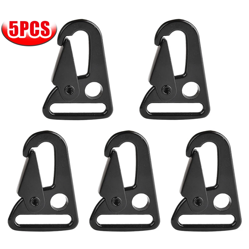 

5-piece Backpack Hook Outdoor Backpack Wide-neck Webbing Metal Hook Nylon Belt Quick-hanging Buckle Luggage Eagle Beak Lock New