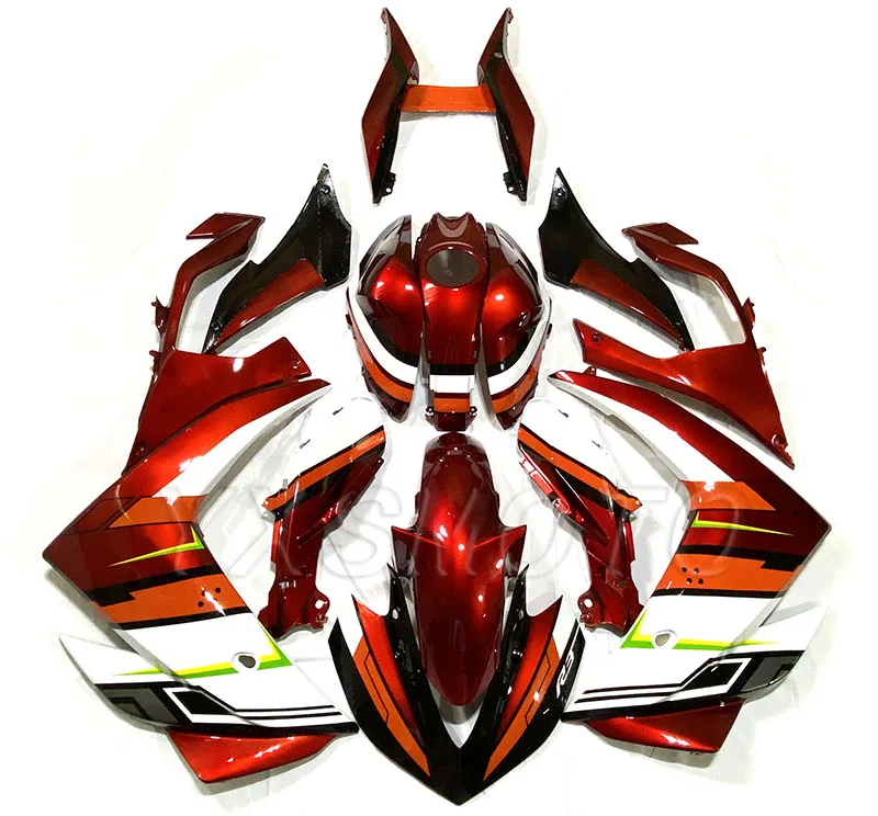 Совершенно новый механический Инжекционный обтекатель для Yamaha R3 2014-2016 Красный