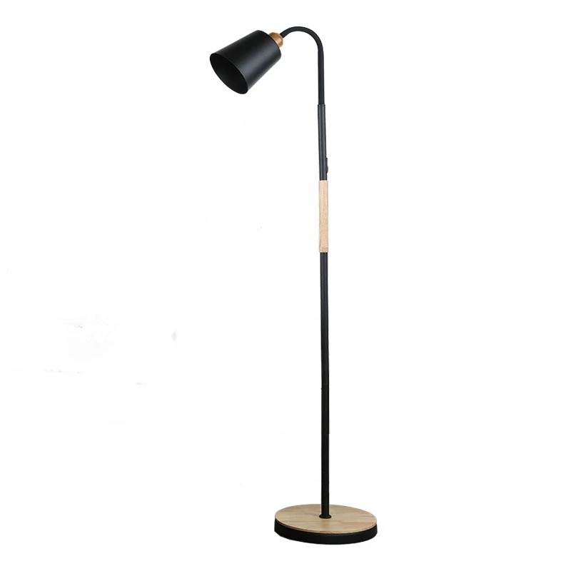 

Nordic задний фон с изображением деревянного пола лампа современный светодиодный E27 Торшеры для Гостиная Спальня прикроватная лампа угол напо...