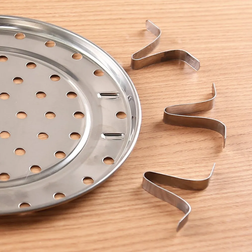 New arrival Pot Steaming Tray Stand Cookware Tool Multifunctional Home Kitchen Round Stainless Steel Steamer Rack Insert Stock | Дом и сад