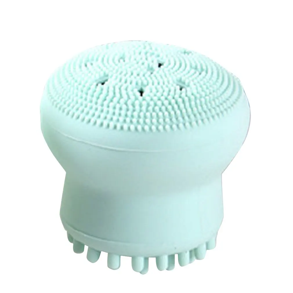 

Manual small octopus face brush silicone cleansing brush makeup brush massage brush cleansing instrument