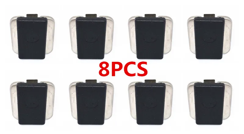 8 шт. walkie talkie GP328 GP338 зажим от руки к спине GP88S/GP328 батарея короткий зажим - Цвет: Черный