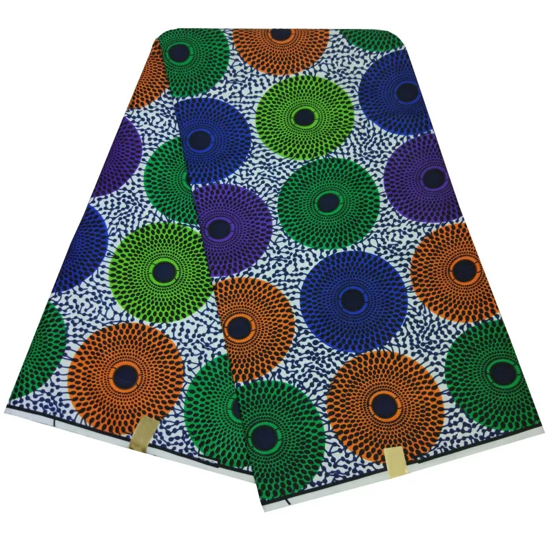 HS450922D26 Африканская восковая ткань kente Ткань 6 ярдов Анкара африканская восковая печать Оптом Полиэстер Гана восковая ткань для платья - Цвет: HS450922D26