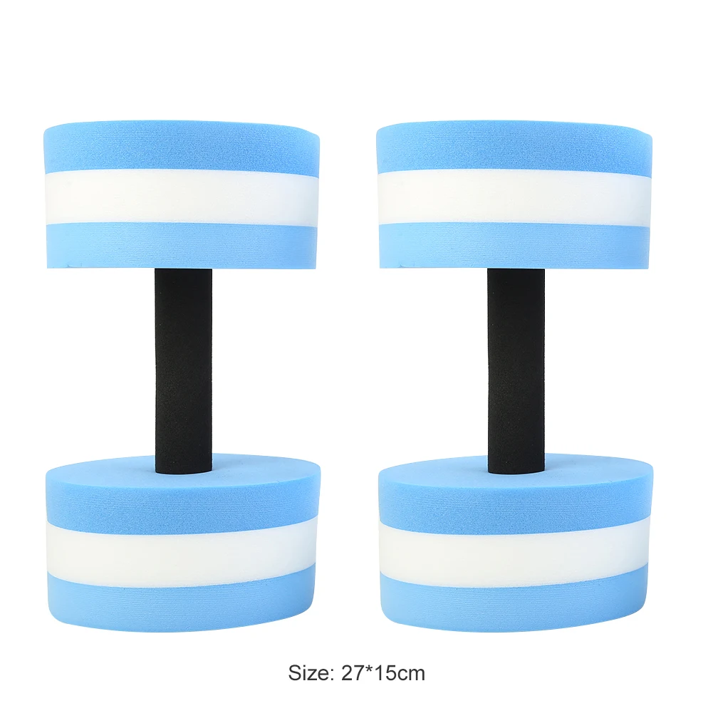 

Exercise Fitness Dumbbells 2x EVA Foam Aqua Dumbbells Aquatic for Water Aerobics Portable Swimming Inflatable Float