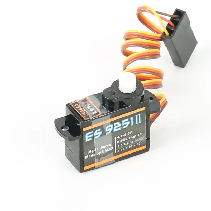 EMAX ES9051 ES9251II микро цифровой сервопривод для радиоуправляемого самолета вертолета