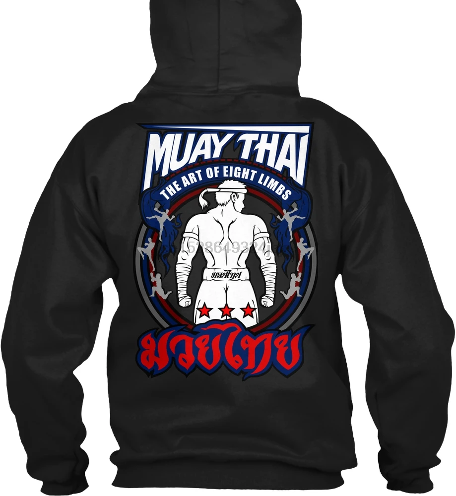 Мужская толстовка с длинным рукавом Муай Тай боец техника женская уличная одежда