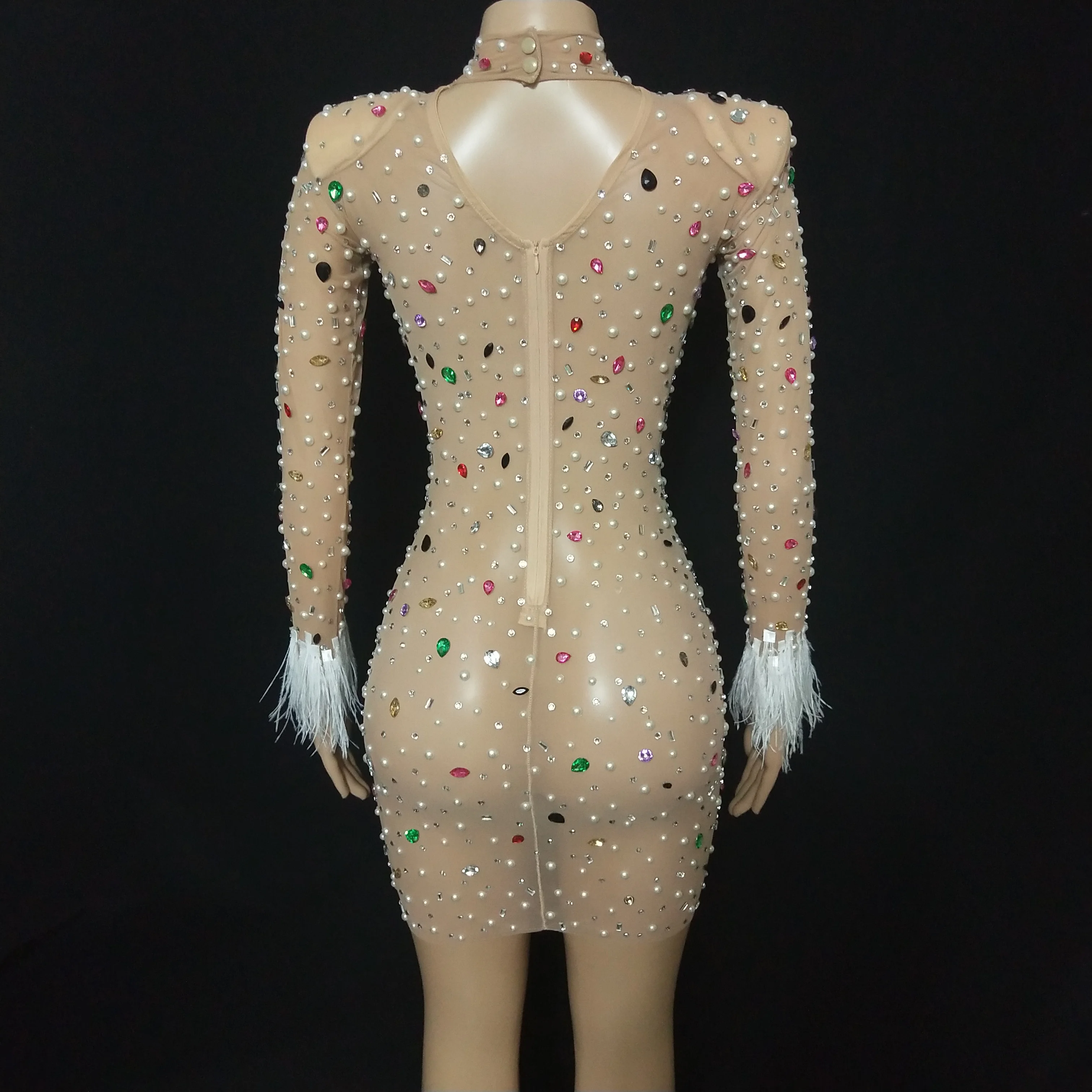 Вечернее платье вечерние женские певец и ведущий модель сценическая одежда