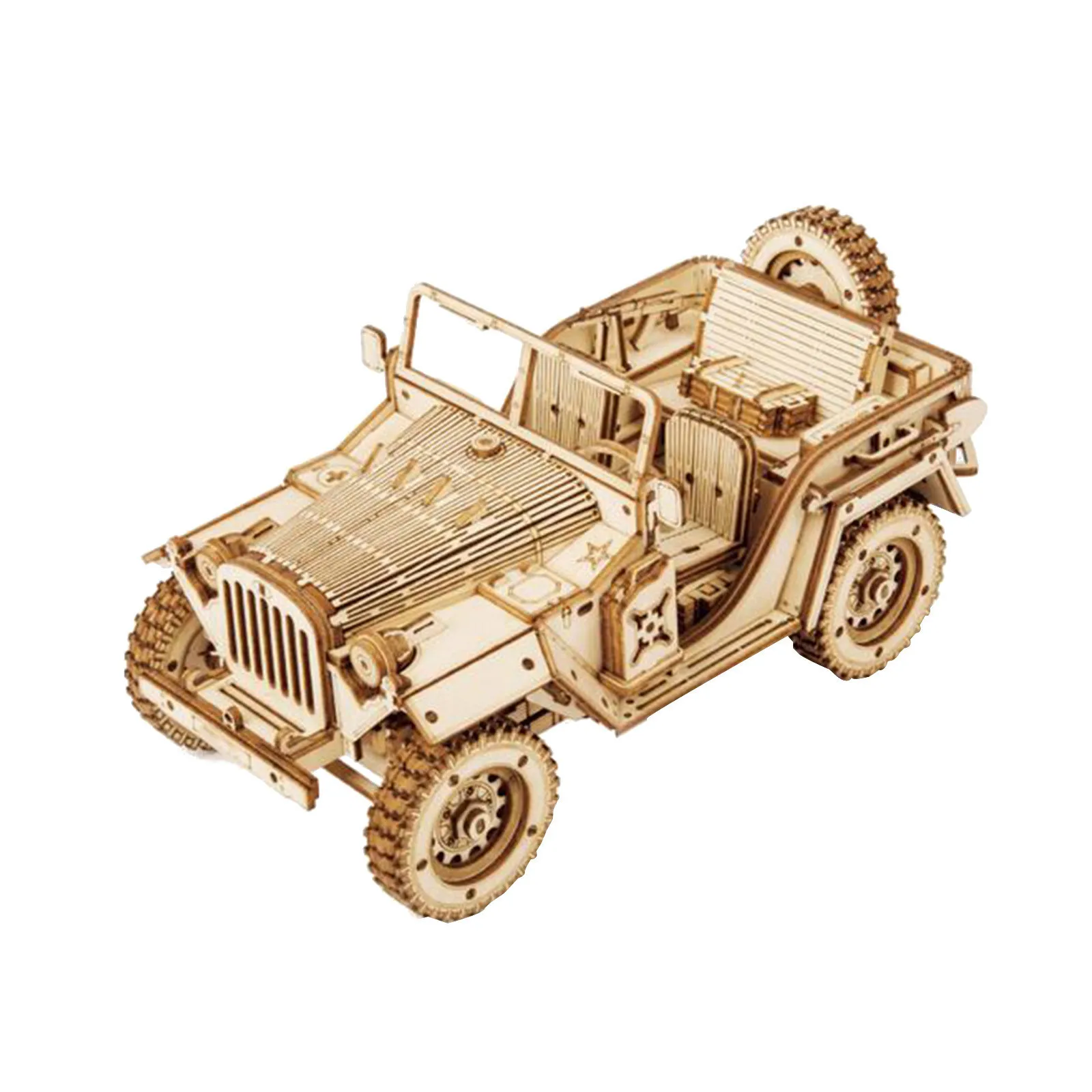 

1PC Children's Wooden 3D Mechanical Rotating Train Model Puzzle Diy Hand-assembled Model Puzzle Children's Toys Children's Gifts