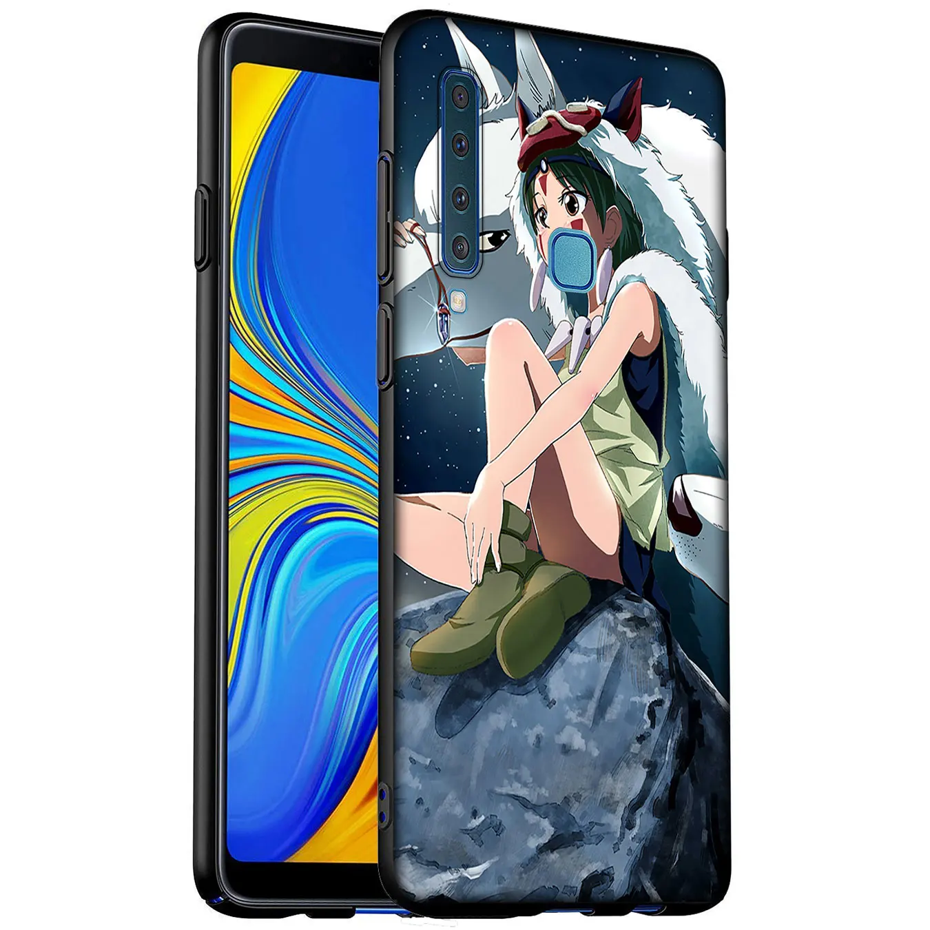 Мягкий силиконовый чехол принцессы Mononoke для Samsung Galaxy A6 A7 A8 A9 2018 A3 A5 2016 2017 Note 9 8 10 Plus |