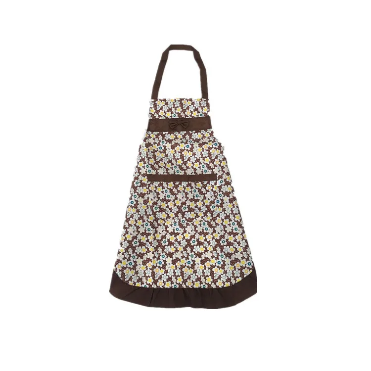 

2020 new floral hanging neck apron