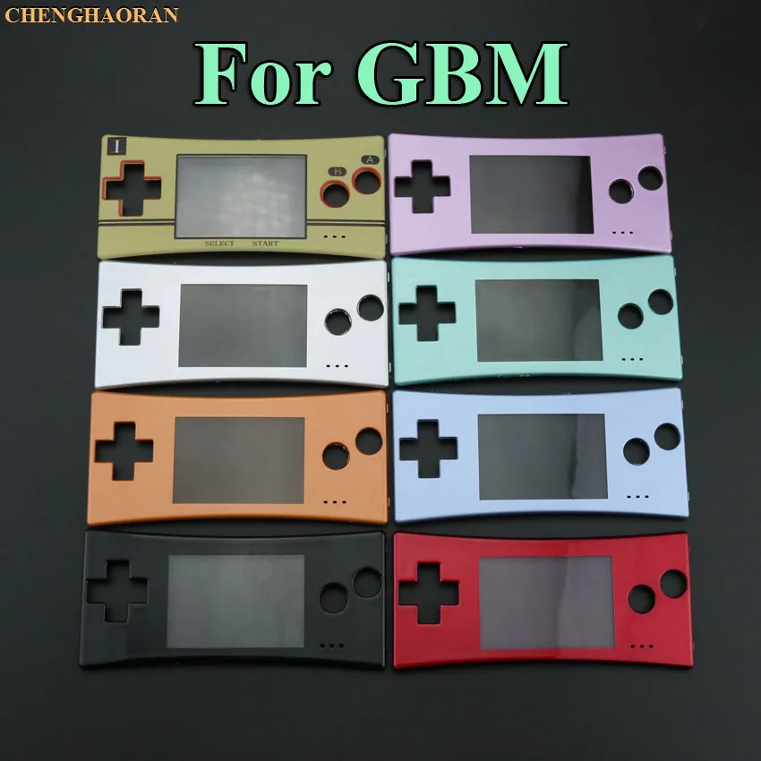 ChengHaoRan 16 стилей 16 цветов передняя оболочка чехол Лицевая панель для GBM Gameboy micro system