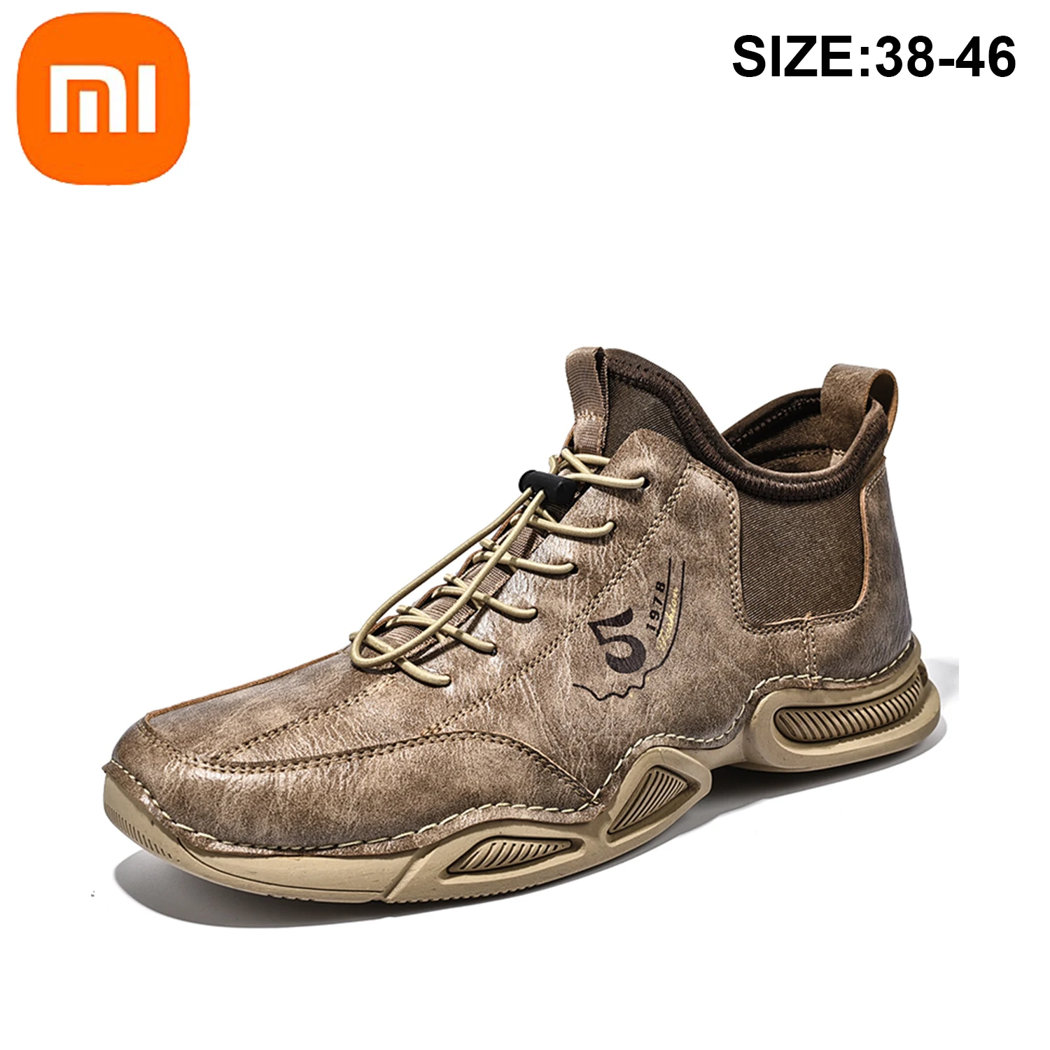 

Мужские ботинки, Уличная Повседневная обувь, мужские зимние ботинки Martin с высоким берцем, кожаная обувь