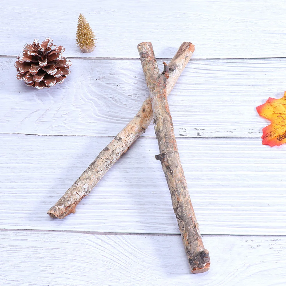 

20pcs 10cm Natural Branches Sticks Dry Branches Plain Wooden Sticks for DIY Crafts Photo Props (Diameter About 2cm)