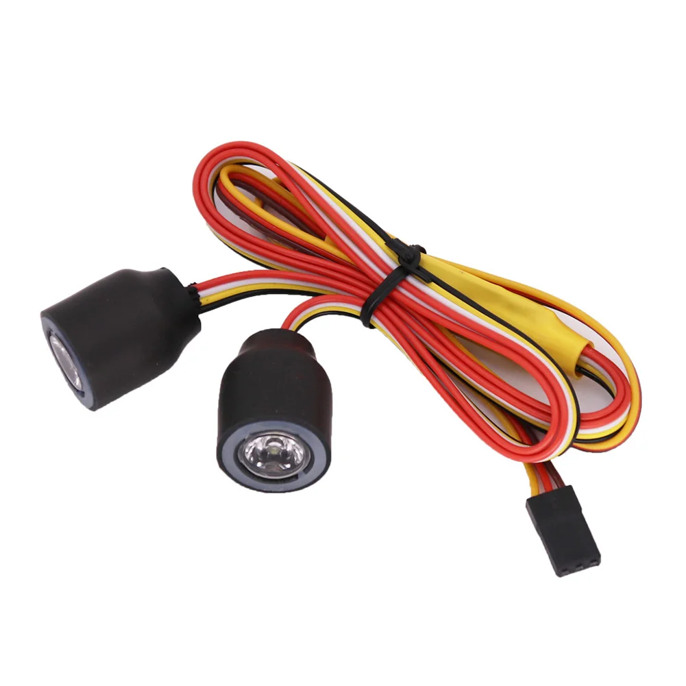 

2Pcs/Set 1/10 Remote Control Car LED Lights Upgrade DIY Accessories for SCX10