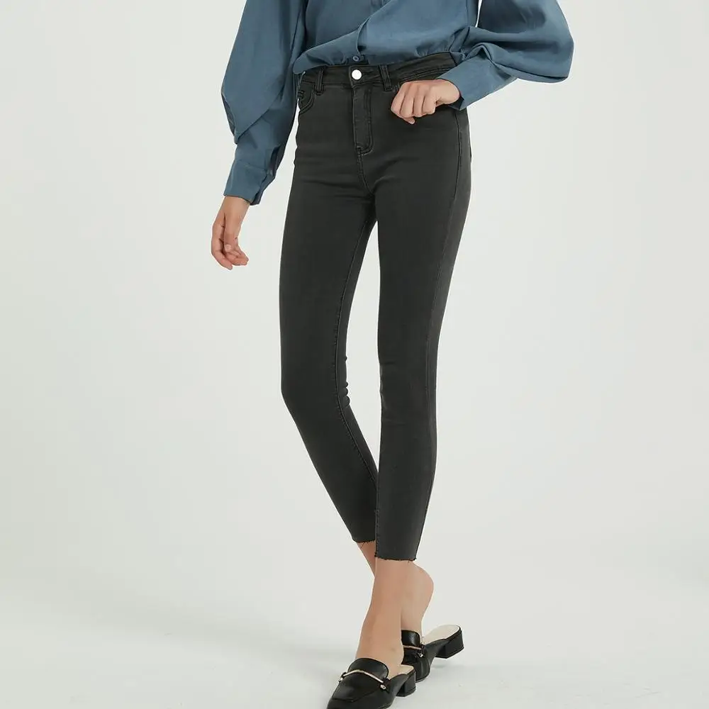 Wixra узкие джинсы-карандаш брюки с высокой талией до щиколотки растягивающиеся