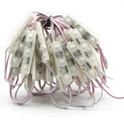 Светодиодный модуль Samsung Chip SMD 5730, 3 светодиода, 12 В, с объективом, водонепроницаемый, IP68, 1,5 Вт, Белый светодиодный знак, магазин, баннер, буквы канала