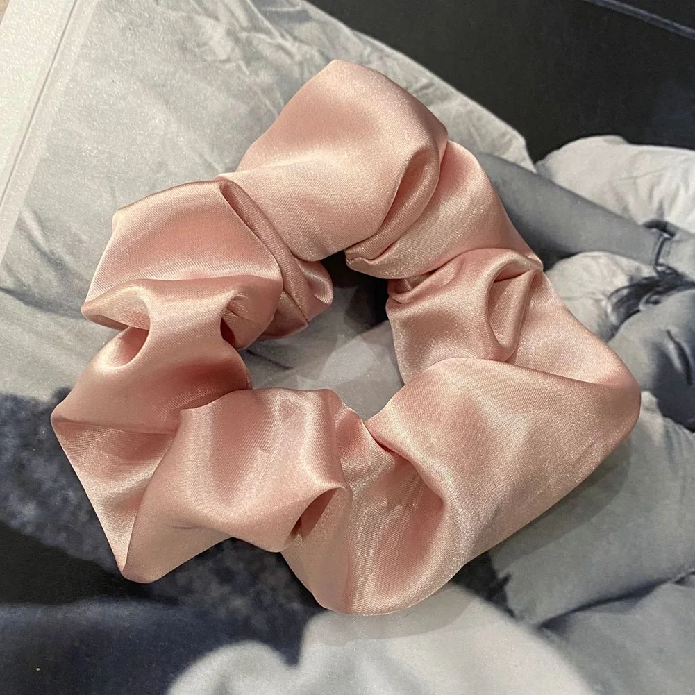 

Women Lady Girl Hair Band Ponytail Loop Holder Stretchy Smooth Elastic Decoration MH88