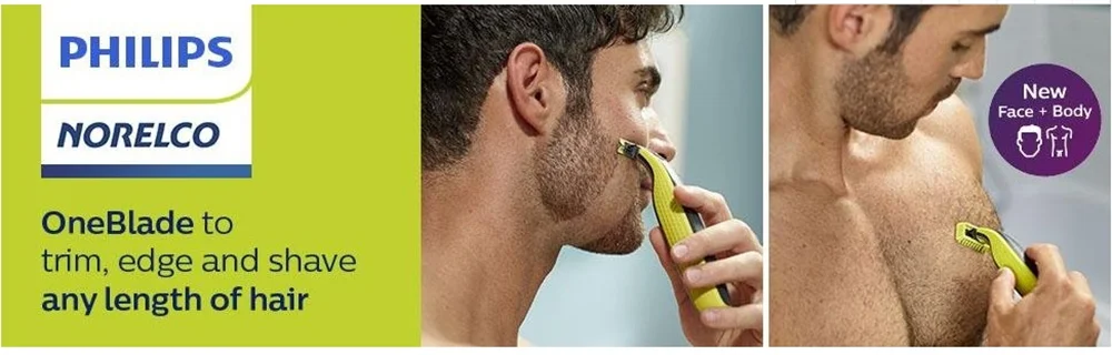 Электробритва Philips OneBlade QP2630 Влажная и сухая перезаряжаемая электрическая бритва с аккумулятором Li-lon 100-240 В для мужчин