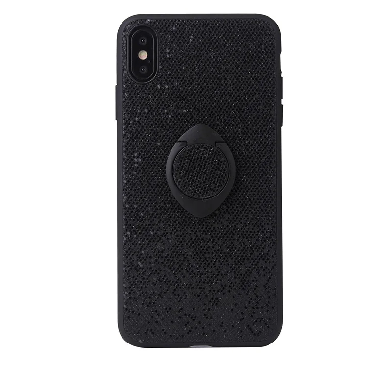 A with holder Кожаный чехол для телефона IPhone 11 Pro Max Xr 6s 6 S 7 8 Plus X Xs Max samsung A50 A70 S10 Plus Мягкий чехол с кольцом-держателем Etui - Цвет: A with holder