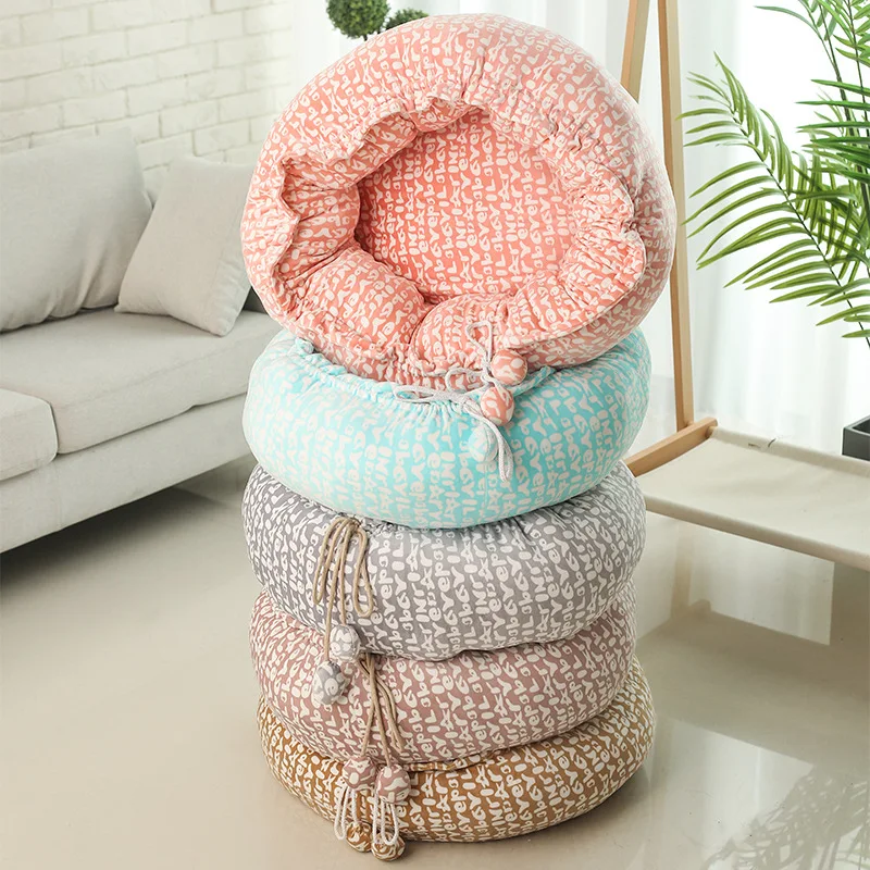 

2021 New Adjustable Mats For Dogs And Cats Pet Kennel House Soft Fluffy Cushion Sleeping Bag Mat For Large Dogs Pet Supplies