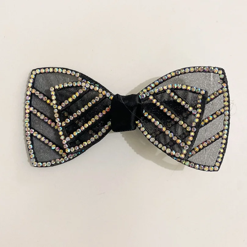 Заколка для волос с бантом AWAYTR милые Стразы в виде буквы заколки аксессуары