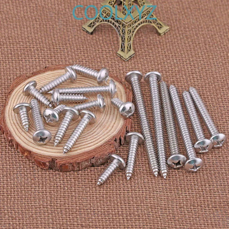 Винты CoolXYZ с нарезной головкой И Крестообразной длинные винты наконечником из