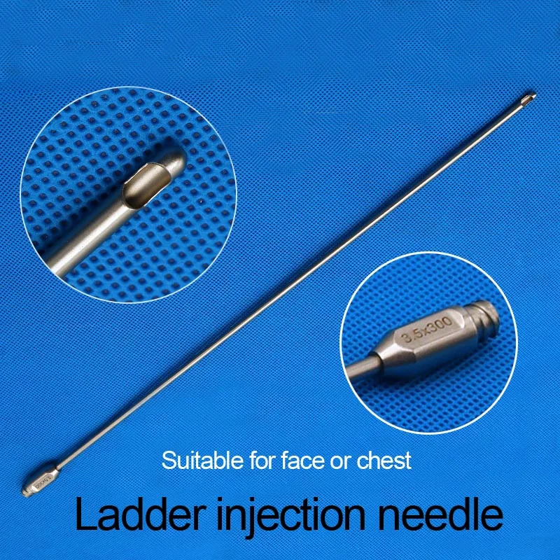 

Ladder hole single hole facial abdomen chest leg fat pump transplant needle