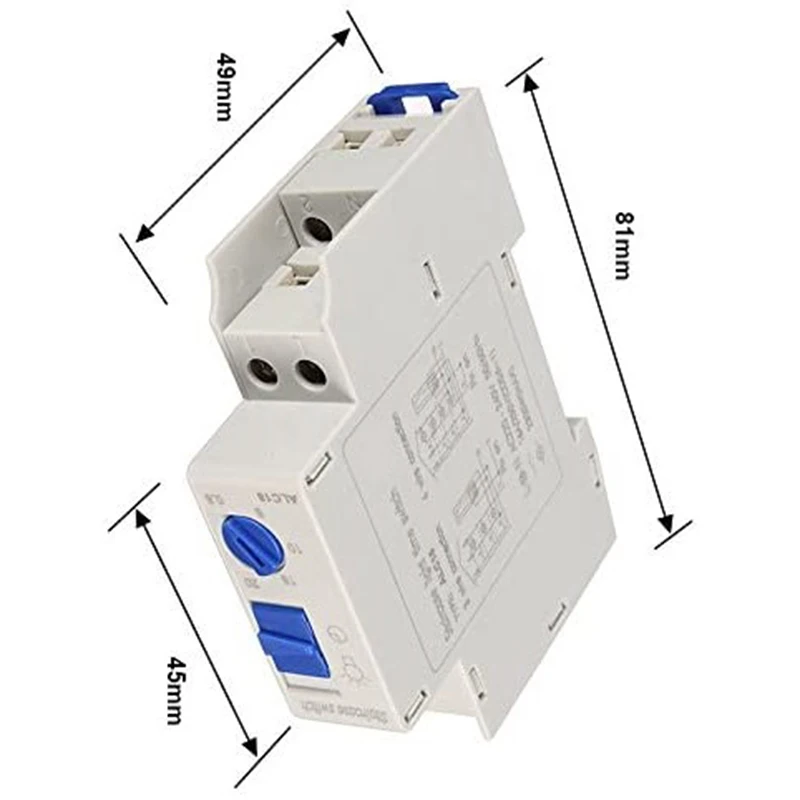 ALC18 Din Rail Staircase Lighting Timer Switch Relay 220VAC 16A Used for Corridor Mechanical | Обустройство дома