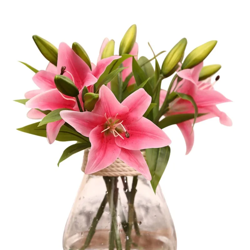 3 головки украшения бабочка Орхидея искусственный фаленопсис латекс орхидеи