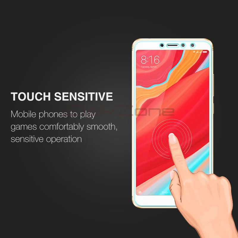 Защитное стекло закаленное для Xiaomi Redmi Note 8T 8 7 5 6 Pro 5A Prime S2 GO K20 HD 3 шт.|Защитные