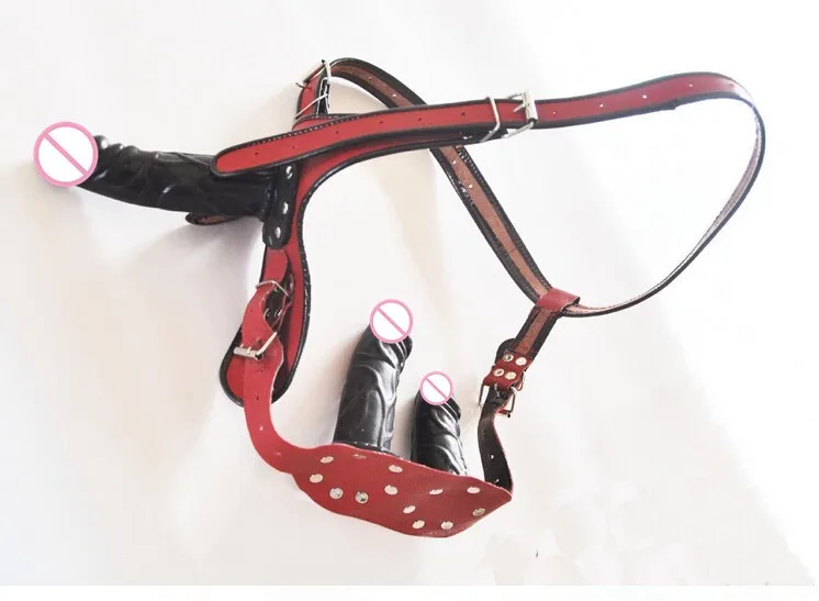 Кожаные фаллоимитаторы вибратор анальная пробка штаны пояс верности T обратно